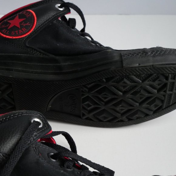 Converse - Black/Red - Men's Size 8 - Picture 6 of 14